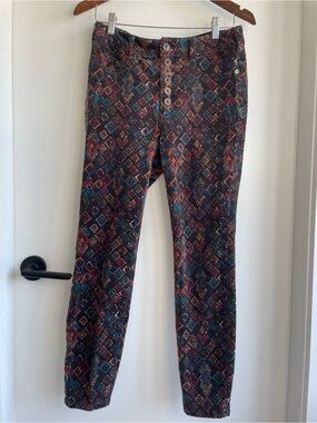 Anthropologie cotton high rise skinny pants size 29